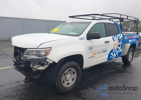 2018 Chevrolet Colorado Wt from USA, damaged, VIN 1GCGSBEN5J1103662